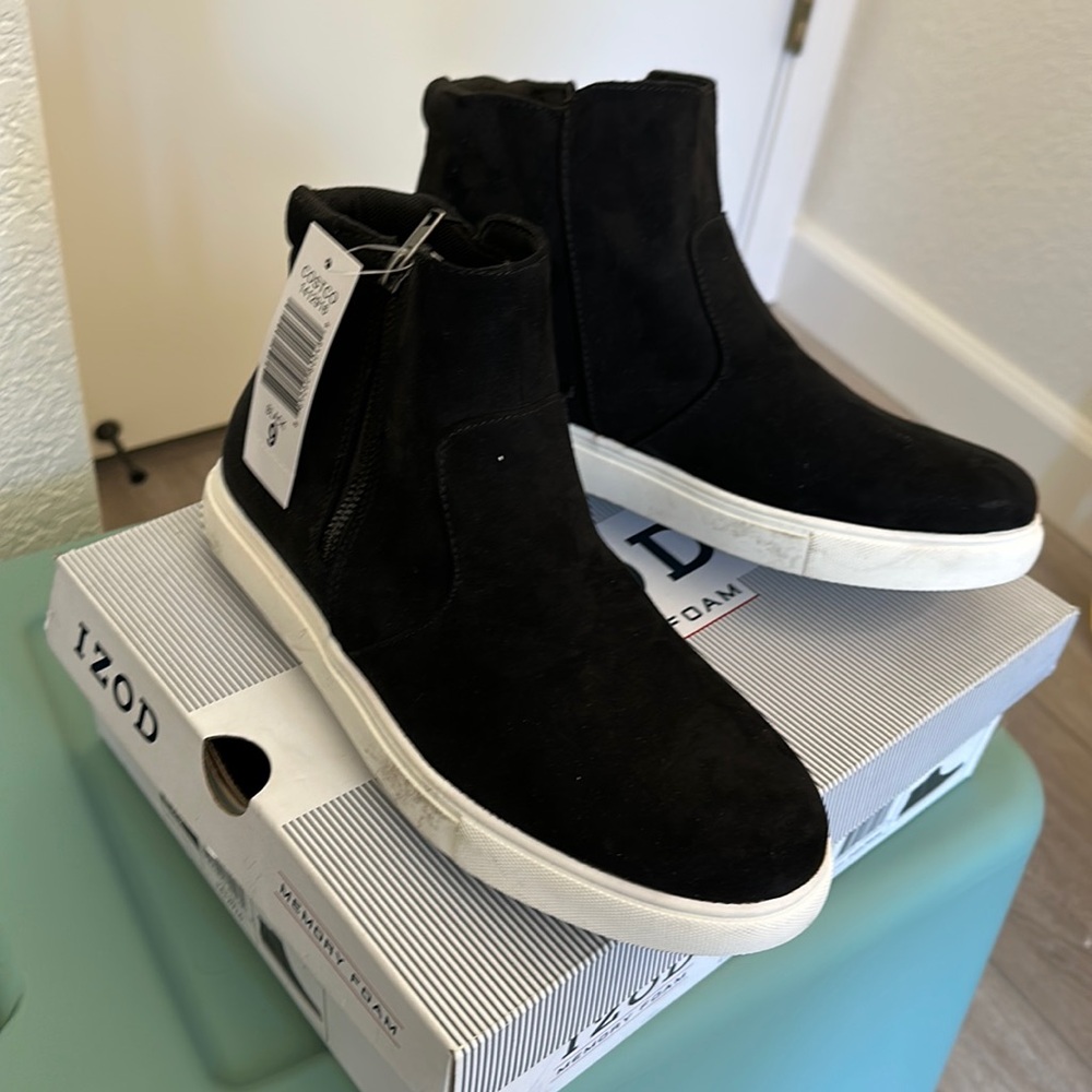 Suede booties